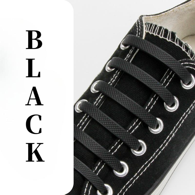 No Tie Gummi Elastisk skolisser Sneaker Skolisser for voksne Løpesko lisser Atletisk sko lisser