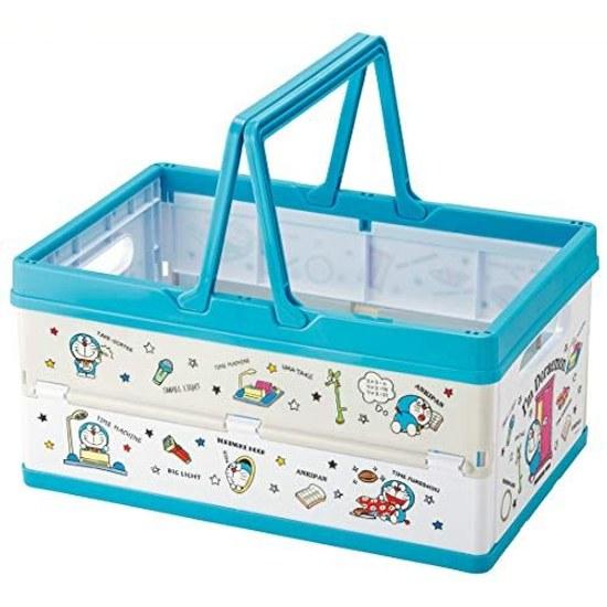 Skater Folding Storage Box Toy Handle Stacking Basket Doraemon BWOT13-A