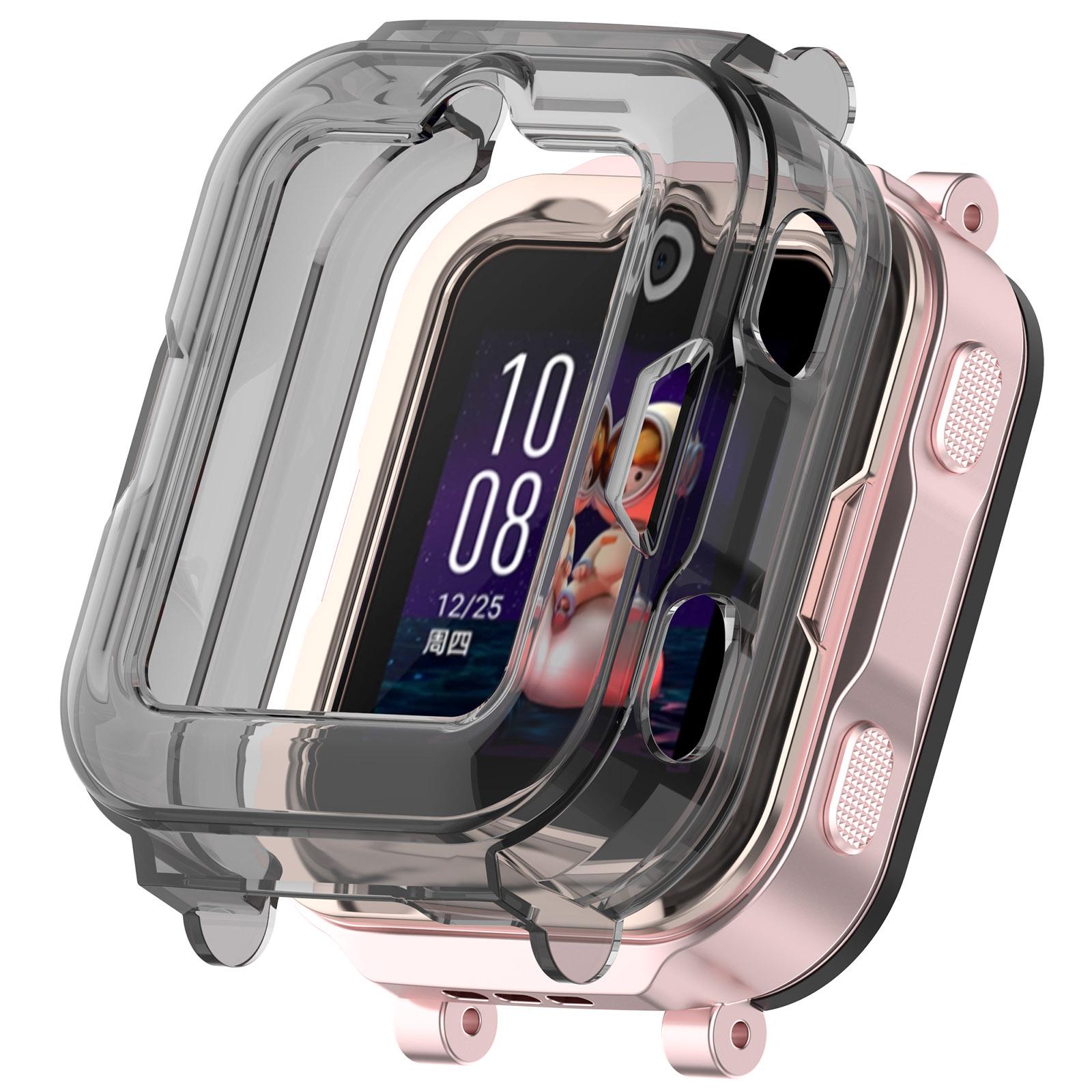 

For Huawei Children s Watch 4 Pro Watch Case Half-Cover TPU Protective Cover C