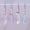 Cute Bag Charm Pendant Keyring Scissors,Pencil Braided Rope Keychain Bag Charm for Backpack Purse Handbag Decoration