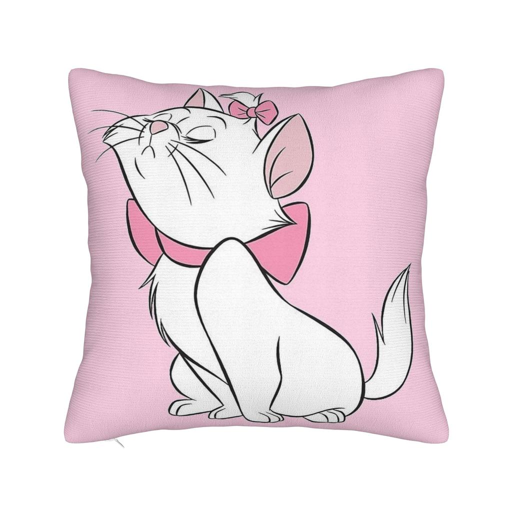 Marie Katze Cartoon Kissenbezug Polyester Kissenbezug Dekorativ Kissenhülle Zuhause Dropshipping 45*45cm