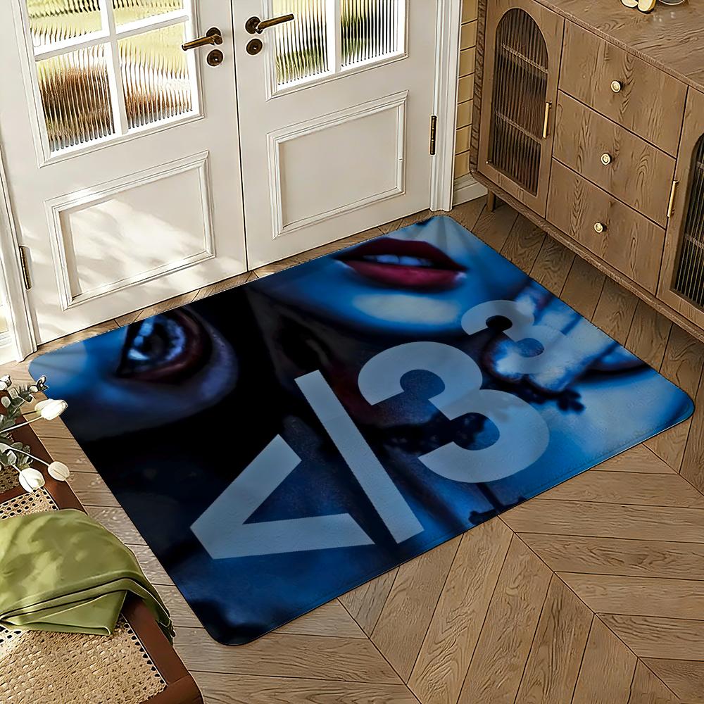 Rapper D-Destroy Lonely Broken Hearts 3 Floor Mat Soft Thickened Non-Slip Bedroom Living Room Door Mat Home Decor Flannel Rugs