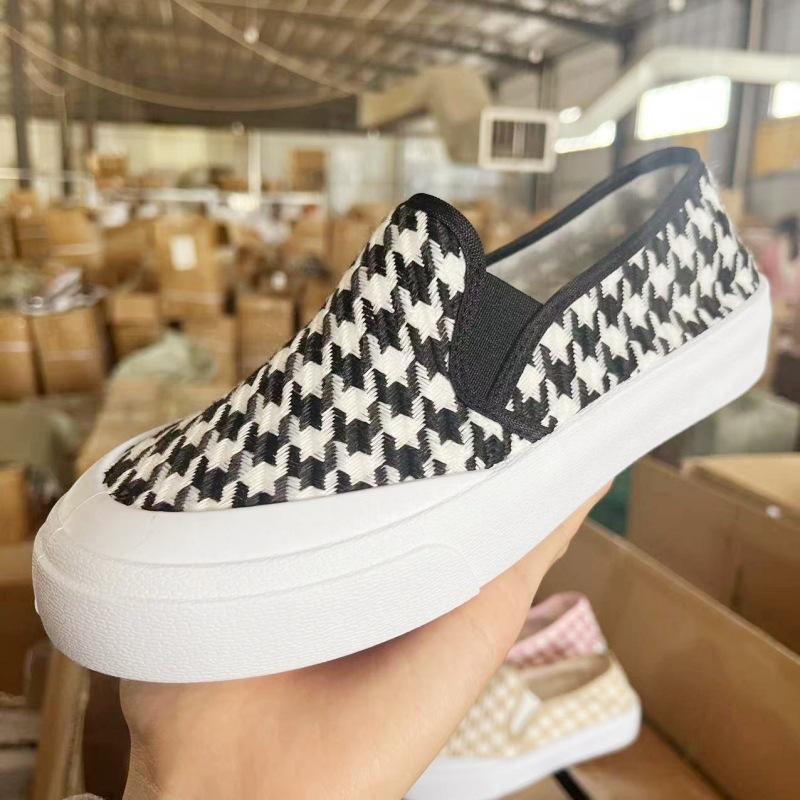 Spring and Autumn New Fashion Women's Single Shoes Canvas Shoes Casual Comfortable Lazy Student Shoes