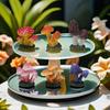 6pcs Miniature Simulation Mushroom Model, Home Décor Crafts, Fairy Garden, Mini Landscape, DIY Decorative Figurines Home Decor
