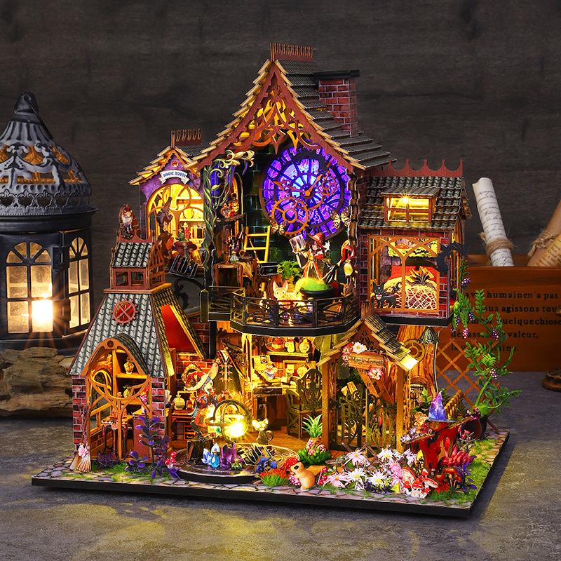 Jiate DIY Magic Forest 3D Puzzle Miniature House Model