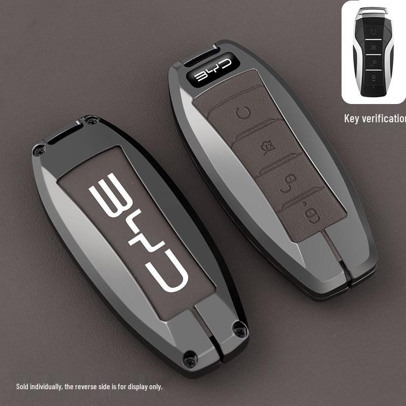 BYD Han Key Case: Metal Shell for Han DMI, Han EV, Qin, Yuan, Song PLUS, Tang