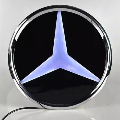 Luz de Logo para Rejilla Frontal de Coche Insignia LED 3D Para Mercedes Benz W447 Clase V VITO Emblema Luz Decorativa Luminosa