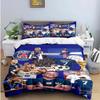 Set Biancheria da Letto Digitale alla Moda Calcio M-Mbappe Copripiumino Piumone Letto Giovani Bambini Ragazza Ragazzi Regalo di Compleanno