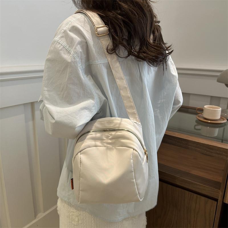 Borsa Quadrata Piccola in Tessuto Oxford Urban Chic da Donna Estate 2024 Borsa a Spalla Versatile Casual