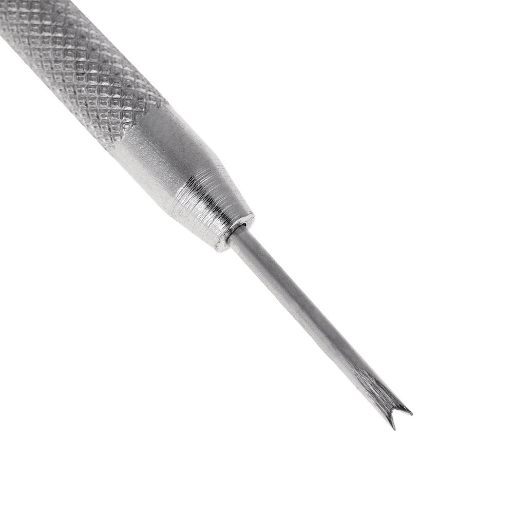 Spring Bar Tool, Stainless Steel Watch Band Link Pin Remover with 1.80mm V-  Flat Blade and 0.85mm Push Pin, for