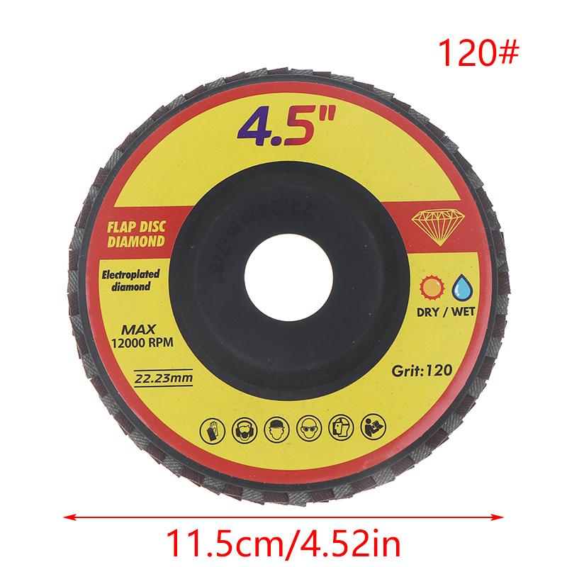 115mm Flap Disc Wheel Apply Angle Grinder For Glass Metal Ceramic Tile Marble And Granite Polishing Grinding Wheel
