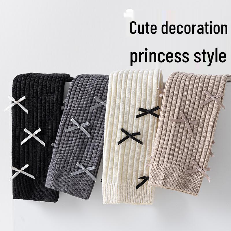 Baumwoll-Tights mit hoher Elastizität für Mädchen - Frühjahrs- & Herbst-Leggings für Säuglinge, Kleinkinder & Kinder