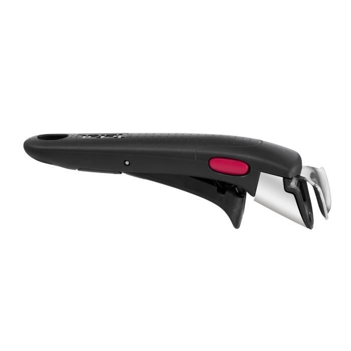 Tefal Ingenio Poignée Amovible Noire, Empilable, Amovible, Verrouillage Sécurité 3 Points, Garantie 10 Ans