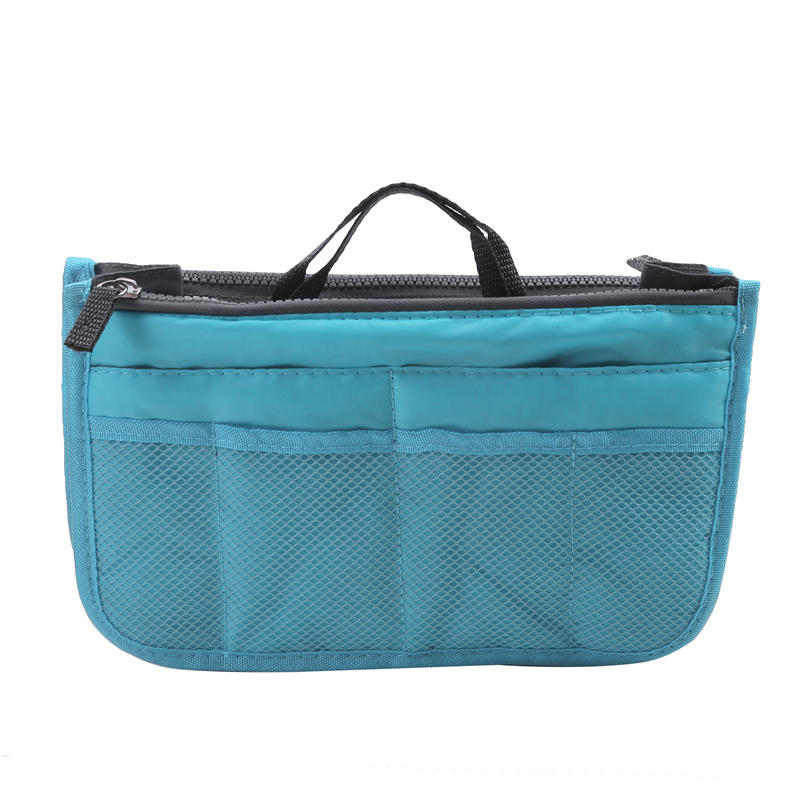 Outdoor Travel Purse Organizer Insert for Handbags Ladies Multi-function Toiletry Cosmetics Storage Bag Large Capacity Zipper Tote Bag