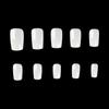 500pcs False Nails No Crease Full-cover Transparent Clear French Nails Manicure Nail Tips