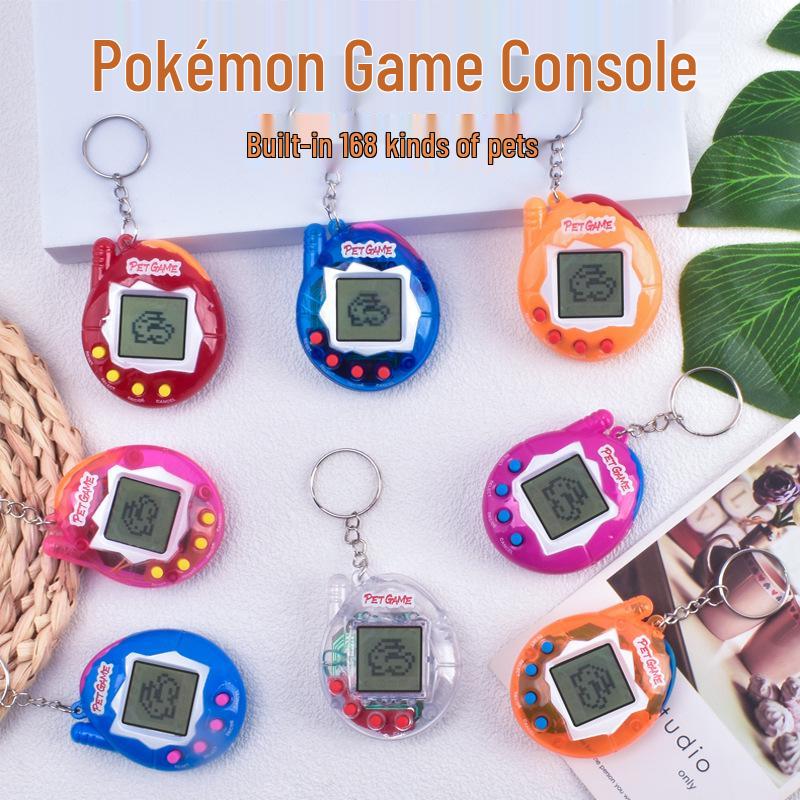 Portable Interactive Virtual Pet Console Keychain