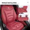 For Volkswagen VW Car Velour Cushion Breathable Back Seat Cushion Seat Cover Golf 4 5 6 7 Polo Jetta Sagitar Magotan Passat B5 BH4