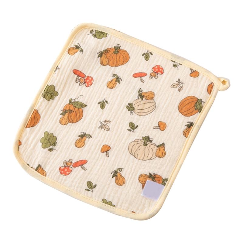 Cotton Washcloth Baby Square Face Towel for Delicate Skin Absorbent Newborns Bib Burping Cloth Hands Cleaning Towel