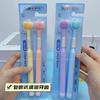 Three Sided Toothbrush for Adults, Soft Medium Bristled for Home Use, All-around for Couples, College Students, and Families