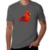 Masked Cardinalis TShirt Casual Streetwear Short Sleeve Tee