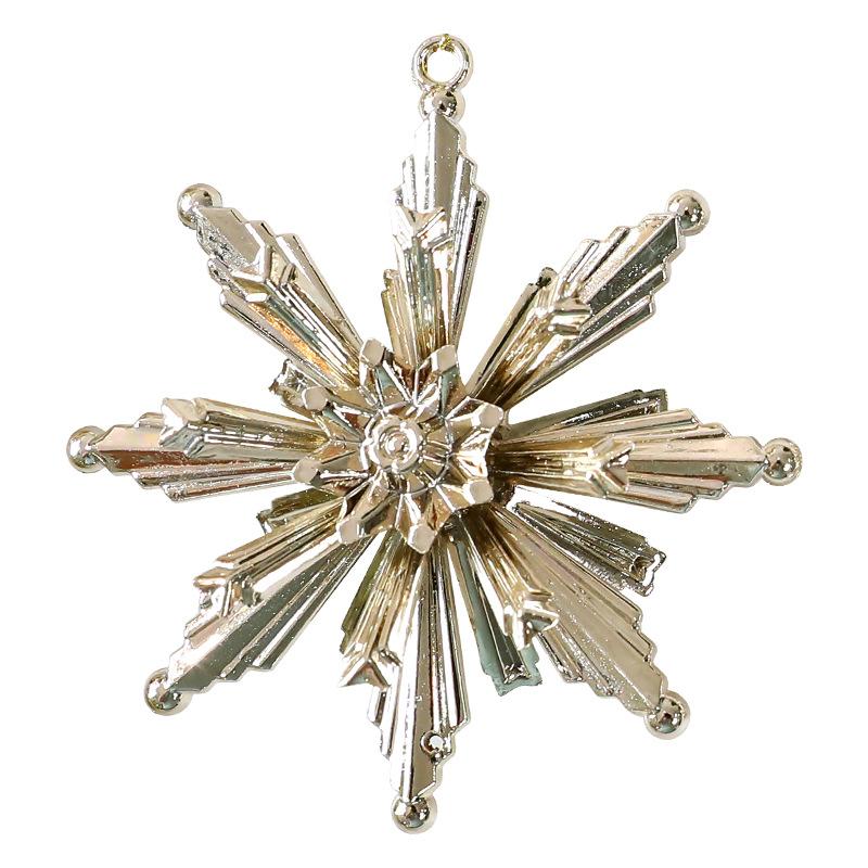 Creative Gold Christmas Hanging Decoration Angel Snowflake Butterfly Dragonfly Christmas Tree Ornament Festival Favors Shopwindo