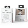 TOOCKI TCT67-34B1 67W Schnellladegerät Digitalanzeige USB-A USB-C Anschluss Netzteil mit ausziehbar