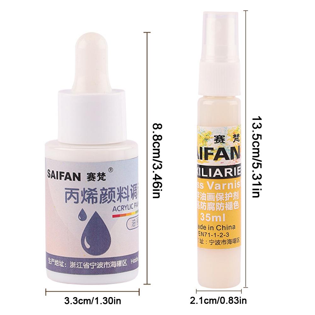 Medium di Flusso Acrilico Premium Accessori per Pittura ad Olio Protettivo per Pittura ad Olio Vernice Fluida Acrilica Miscela di Vernici Acriliche Liquido