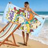 Rugrats: Vibrant Mixed Colors 2D Flat Print Beach Towel, Large Soft Quick Dry Towel for Beach Camping SwimmingZSTJ0915087