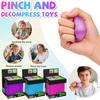 1-pack Stresskub Squishy Stressbollar för Vuxna Barn Sensorisk Fidgetleksak för Din Bästa Avkoppling och Chili - Fidget Ice Cubes One Cube