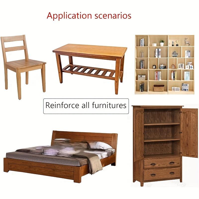 Équerre en L, protecteur d'angle robuste, équerre d'angle en acier inoxydable, grande équerre noire, support bois-métal