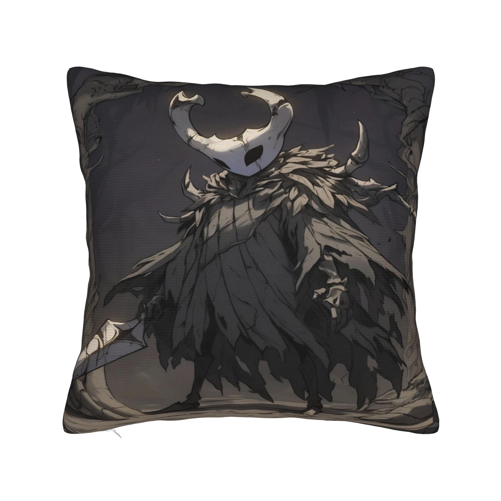 

Hollow knight Cartoon Game Knight and Hornet Pillowcases Fashion Pillow Case For Office Car Home Decor Comfy Pillow Cover 30x30CM(12x12in)