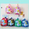 Cute 3d Cartoon Children's Backpack Eggshell Eva 2023 New Kindergarten School Bag Dinosaur Red Purple Green Blue Black Pink