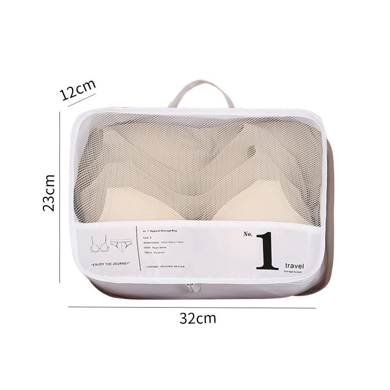 Storage Compression Bags Travel Sixpiece For Clothes And Underwear