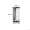 Curtain Panels Elegant Eyelet Grommet Porch Drape Corridor Privacy Voile Sun Room Proof