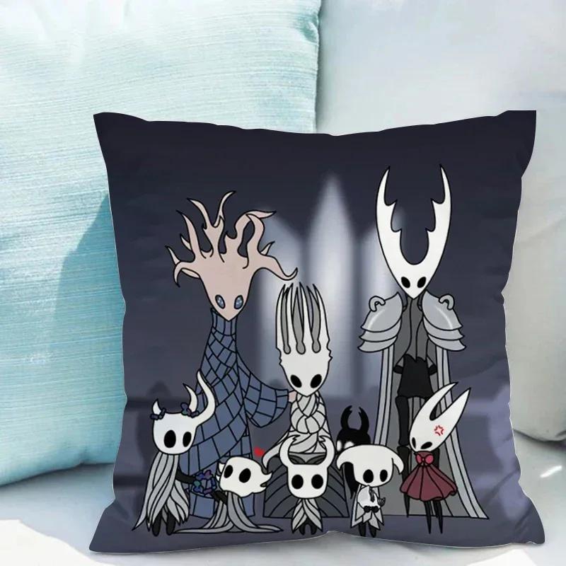 Decorative Pillowcase X Hollow Knight Cushions Home Decor Double-sided Printing Pillow Cases Cushion Cover X Short Plush