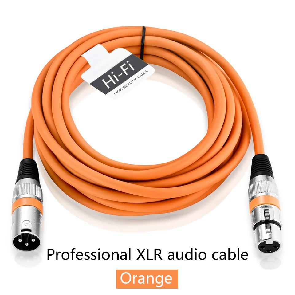 XLR Male To Female Cable Professional Microphone Extension Cable For Recording Mixer Balanced Speaker Mic XLR 3Pin Audio LinesGood Product