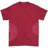 Tricou pentru bărbați King Crimson Roșu pe Roșu Dublă Disciplină Benzi Laterale X-Large Roșu