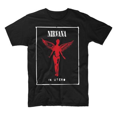 Nirvana In Utero T-shirt Rock Metal Tee Hommes Femmes Unisexe T-shirt