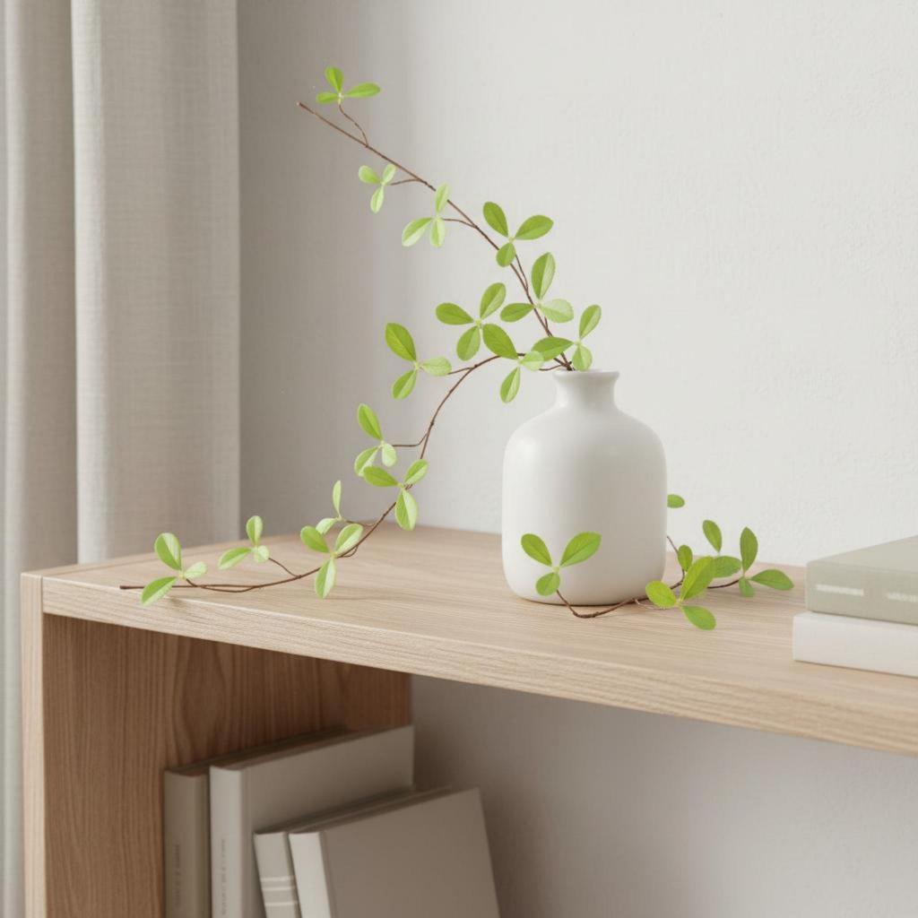 Decorative Dangling Vine Nordic Design Faux Hanging Leaves
