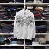 Y2K skeleton zip hoodie 90s retro pattern print zip top tap sweatshirt