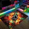 Venezia FC Football Design Crystal Velvet Carpet Cozy Non?Slip Printed Rug For Bedroom Living Room Entrance