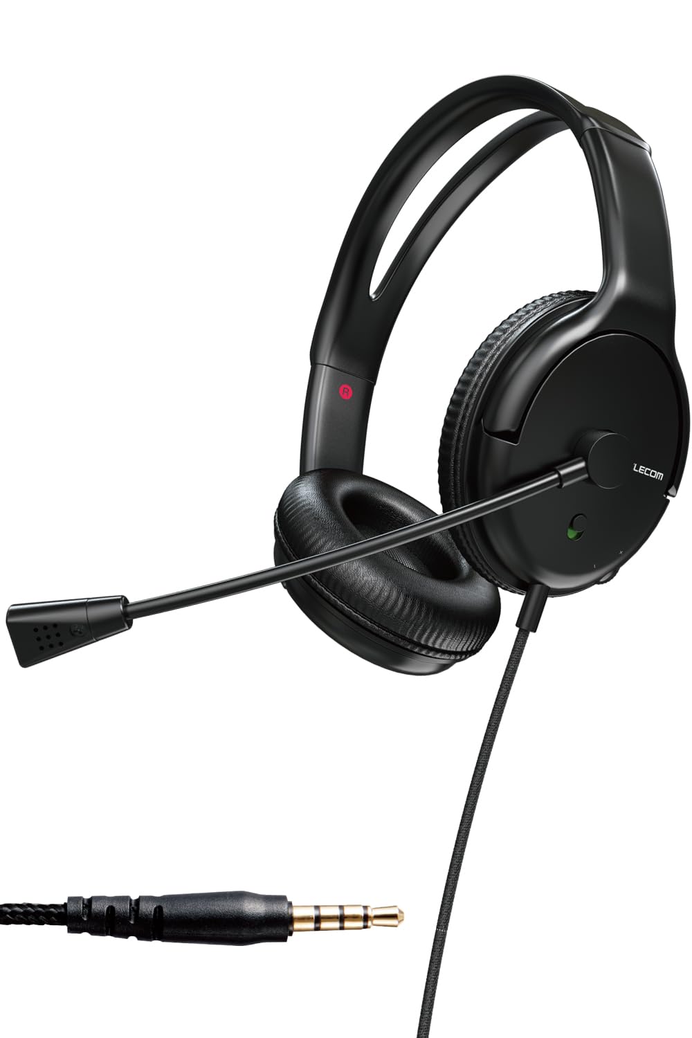 

Elecom Наушники с микрофоном для веб-гарнитуры, 4-контактный, 3,5 мм, шумоподавление, однонаправленный, проводной, микрофон, конференция, телеработа, черный, HS-HP07STBK чёрный