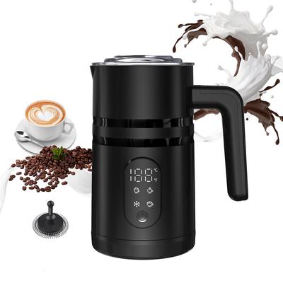 5-in-1 Elektrischer Milchaufschäumer und Erhitzer, Milchdampfer mit großem Fassungsvermögen, Automatischer Heiß- & Kalt-Schaumbereiter für Cappuccino, Latte, Macchiato, Heiße Schokolade