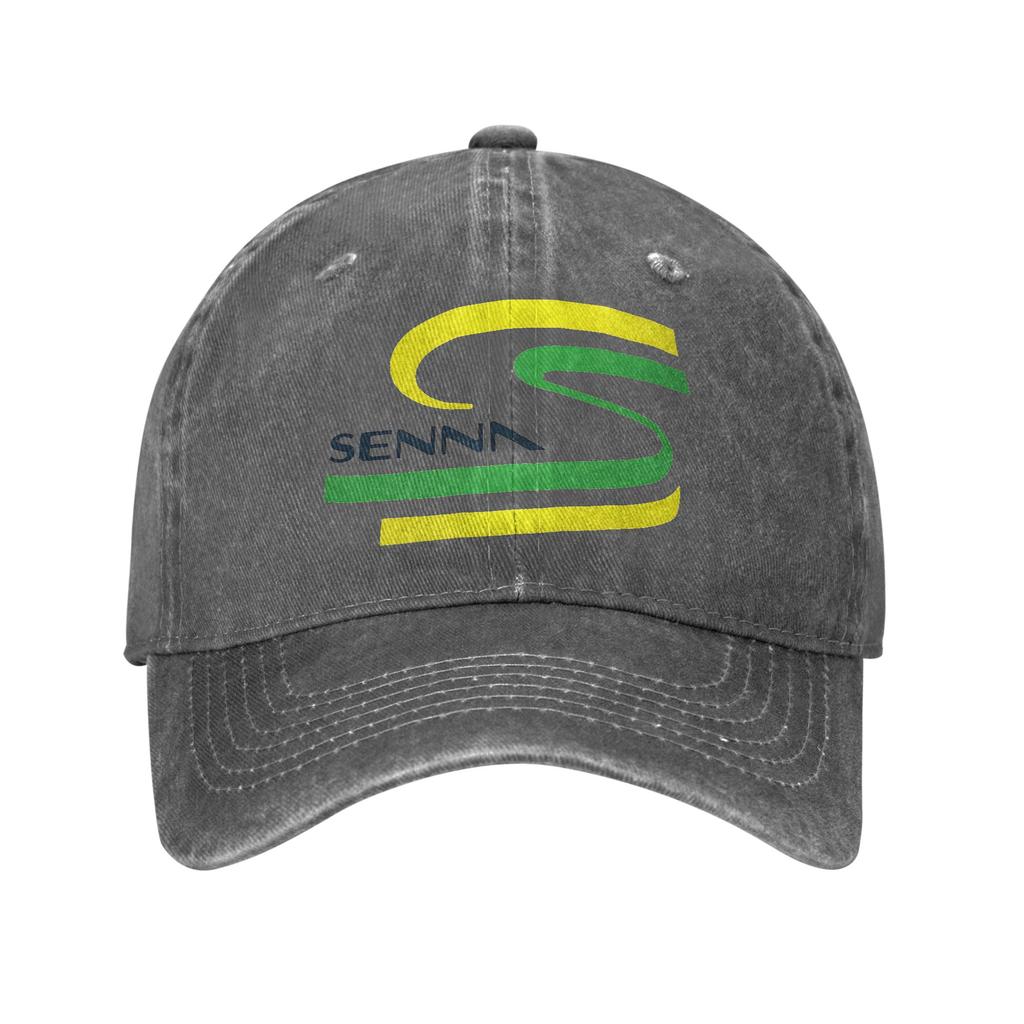 Ayrton Senna Rennwagen Baseballkappen Lässig Used Gewaschen Snapback Hut Unisex Outdoor Workouts Verstellbare Passform Kappen Hut