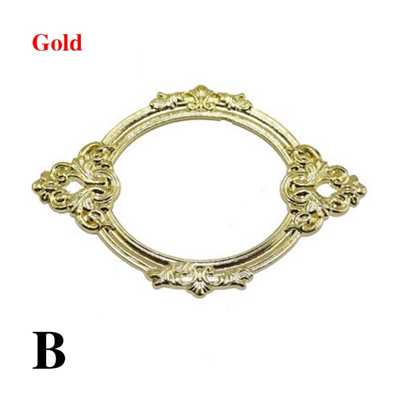 5PCs Name Card Label Frame Card Holder Antique Tags Label Holder Drawer Pull Cabinet File Vintage