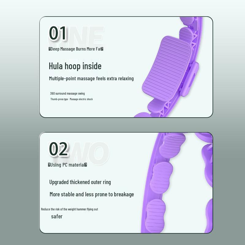 Bel İnceltme ve Karın Sıkılaştırma için Akıllı Ağırlıklı Hulahop