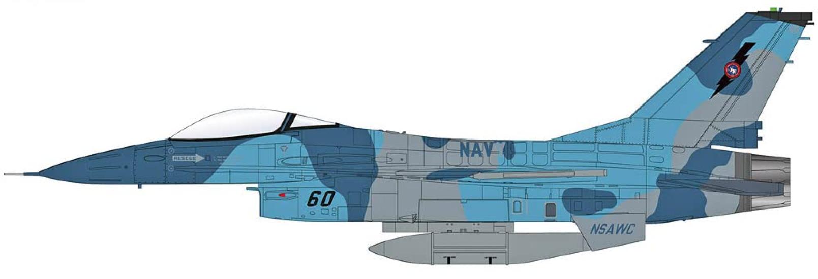 

HOBBY MASTER 172 F-16A US Navy NSAWC Adversary Finished Product