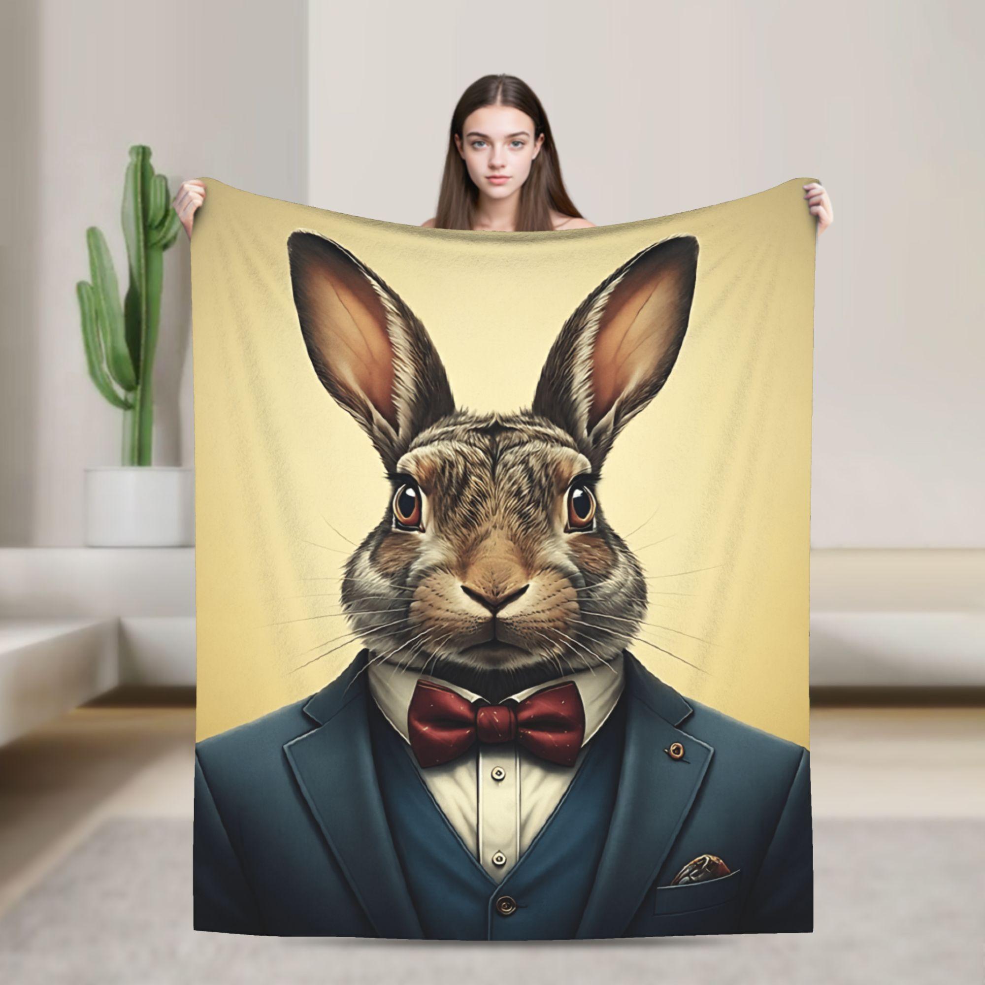 

The Dapper Animals Blanket Quality Soft Warm Throw Blanket Winter Children Home Decor Novelty Bedspread 75x90cm