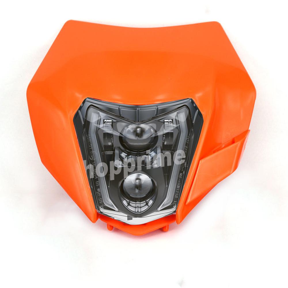 Nový světlomet Enduro s E24 homologací Motocyklový světlomet pro KTM EXC TC FE TE EXC XCW XCF 300 SMR Enduro motocykl LED světlomet