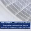 Kryt jednotky klimatizácie so sieťkou, Vonkajšia ochrana okienkej klimatizácie, Štít proti dažďu a snehu pre mini split tepelné čerpadlo/kondenzátor/kompresor